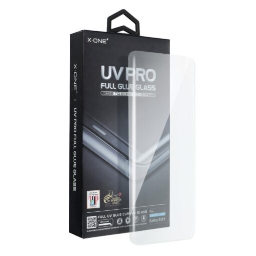 Protector Schutzfolie X-ONE UV - SAM Galaxy S21 Ultra (kleine Größe für Etui) Full Face Sekuritglas 9H