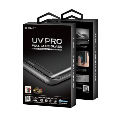Protector Schutzfolie X-ONE UV - SAM Galaxy S21 Ultra (kleine Größe für Etui) Full Face Sekuritglas 9H – Bild 10