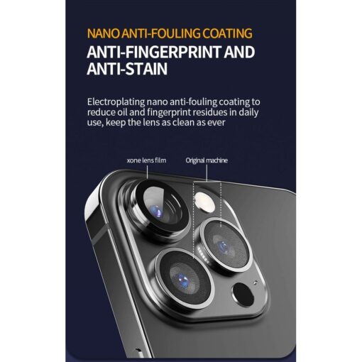 X-ONE Gehärtetes Glas für Kameraobjektiv Camera Armor Pro - für iPhone 14/14 Plus – Bild 7