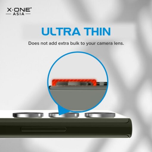 X-ONE Gehärtetes Glas für Kameraobjektiv Camera Armor - für Samsung Galaxy S23/S23 Plus – Bild 8