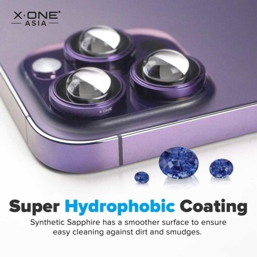 X-ONE Gehärtetes Glas für Kameraobjektiv Camera Armor Pro - für iPhone 15 Pro/15 Pro Max – Bild 8