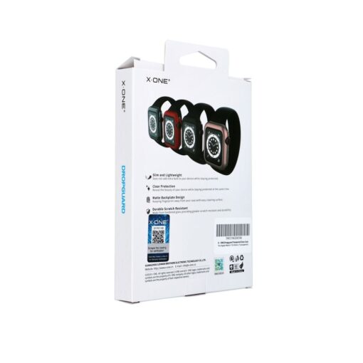 X-ONE Dropguard Handyhülle - für Apple Watch Serie 7/8/9 45mm transparent – Bild 4