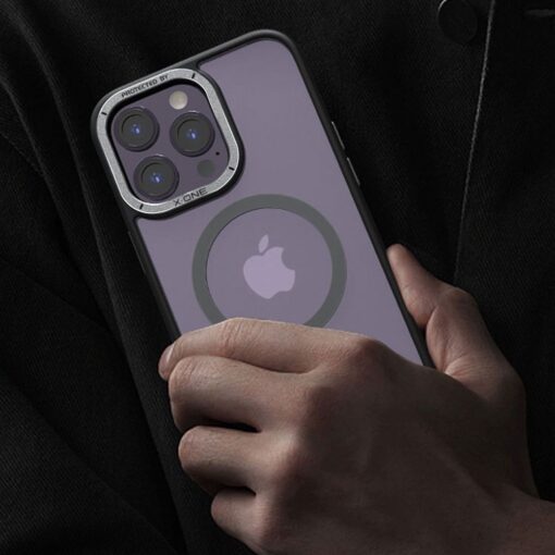 X-ONE Dropguard Magnetic Handyhülle Air (MagSafe kompatibel) - für Apple iPhone 14 Plus schwarz – Bild 8