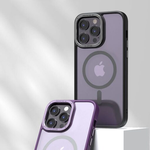 X-ONE Dropguard Magnetic Handyhülle Air (MagSafe kompatibel) - für Apple iPhone 14 Plus schwarz – Bild 9
