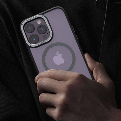 X-ONE Dropguard Magnetic Handyhülle Air (MagSafe kompatibel) - für Apple iPhone 14 schwarz – Bild 8