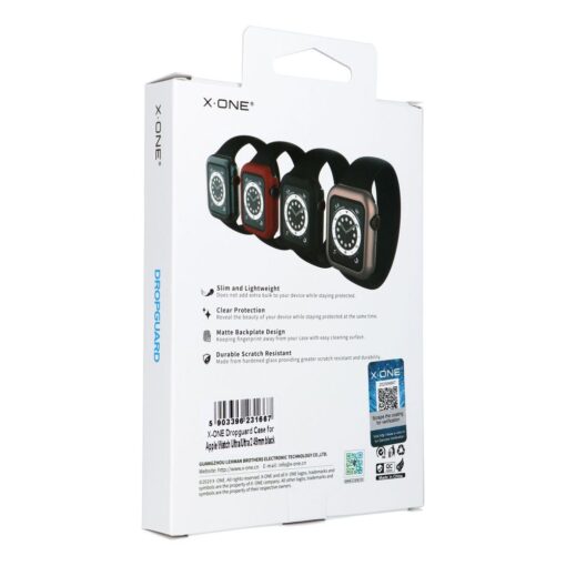 X-ONE Dropguard Handyhülle - für Apple Watch Ultra/Ultra2 49mm schwarz – Bild 3