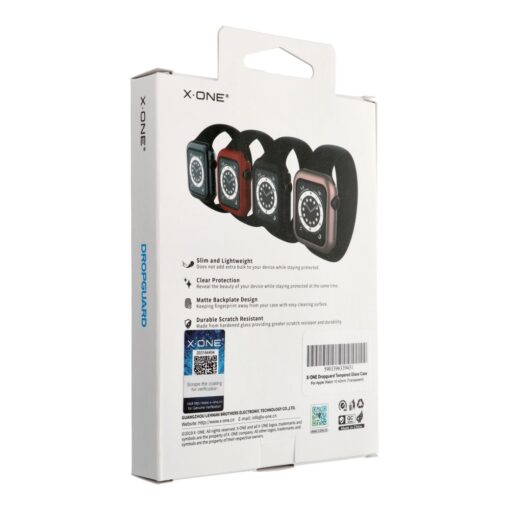 X-ONE Dropguard Handyhülle - für Apple Watch Serie 10 42mm transparent – Bild 3
