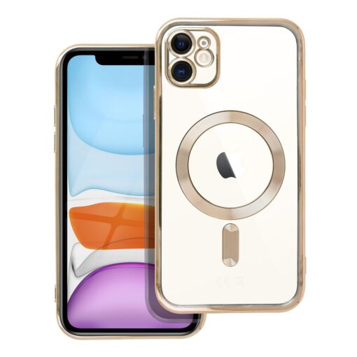 ELECTRO MAG COVER kompatibel mit MagSafe für IPHONE 11 gold