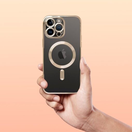 ELECTRO MAG COVER Handyhülle kompatibel mit MagSafe für IPHONE 11 Pro gold – Bild 4