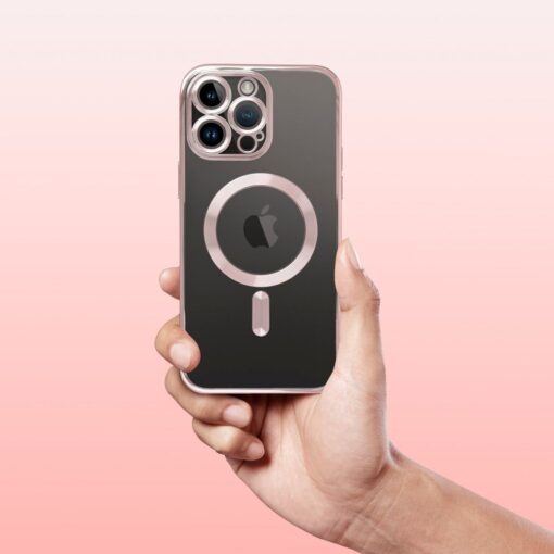 ELECTRO MAG COVER Handyhülle kompatibel mit MagSafe für IPHONE 11 Pro rose gold – Bild 4