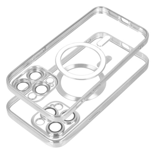 ELECTRO MAG COVER case compatible with MagSafe for IPHONE 16 Pro Max silver – Bild 3