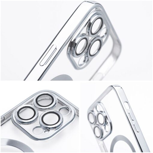 ELECTRO MAG COVER case compatible with MagSafe for IPHONE 16 Pro Max silver – Bild 4