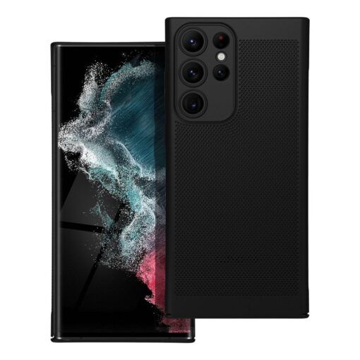 BREEZY Handyhülle für SAMSUNG S22 Ultra schwarz