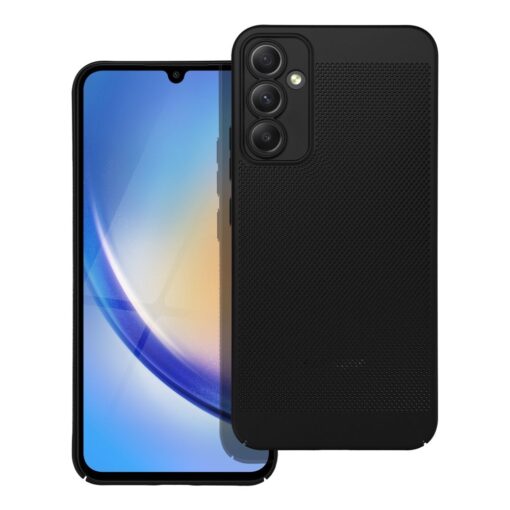 BREEZY Handyhülle für SAMSUNG A34 5G schwarz