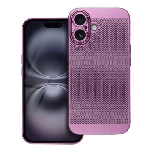 BREEZY Handyhülle für IPHONE 16 lila