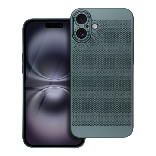 BREEZY Handyhülle für IPHONE 16 Plus grün