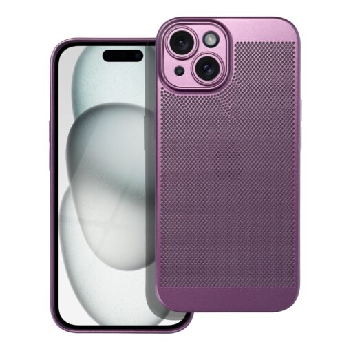BREEZY Handyhülle für IPHONE 15 lila