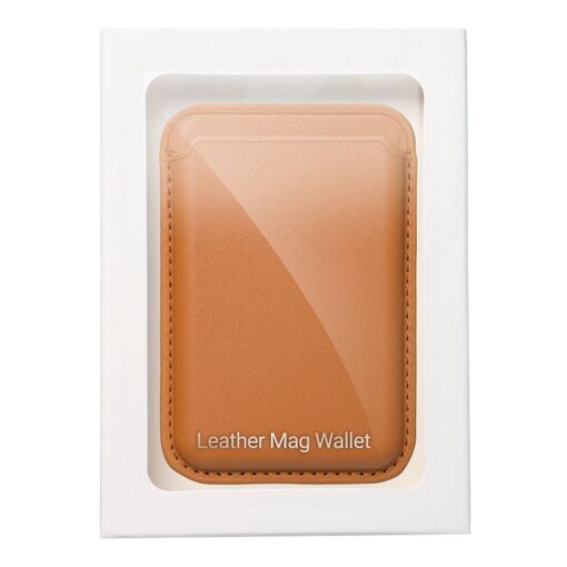 Leder Mag Brieftasche orange – Bild 10