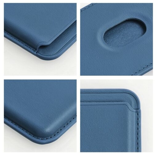 LEATHER MAG WALLET compatible with MagSafe blue – Bild 5