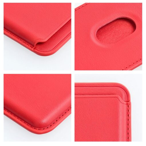 Leder Mag Brieftasche rot – Bild 4