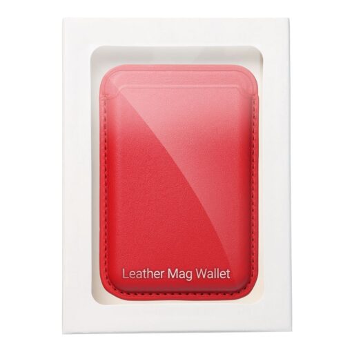 Leder Mag Brieftasche rot – Bild 9