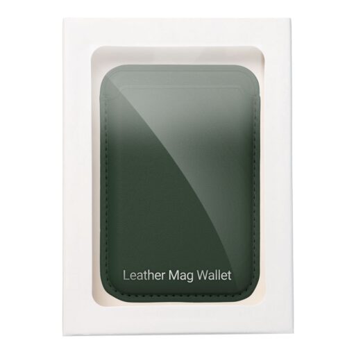 LEATHER MAG WALLET Magnetkartenetui kompatibel mit MagSafe dunkelgrün – Bild 8