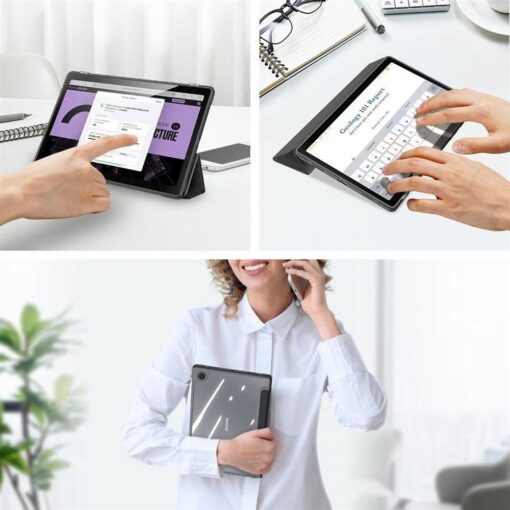 DUX DUCIS TOBY Case mit Stylushalter für SAMSUNG Tab A8 2021 10.5 (X200/X205) schwarz – Bild 7