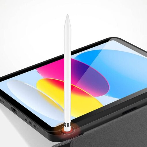 DUX DUCIS DOMO klappbares Case mit Stylus-Halter für iPad 10 (2022) schwarz – Bild 5