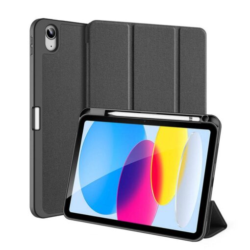 DUX DUCIS DOMO klappbares Case mit Stylus-Halter für iPad 10 (2022) schwarz – Bild 12