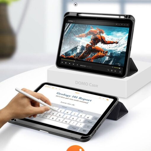 DUX DUCIS DOMO klappbares Case mit Stylus-Halter für iPad 10 (2022) schwarz – Bild 13