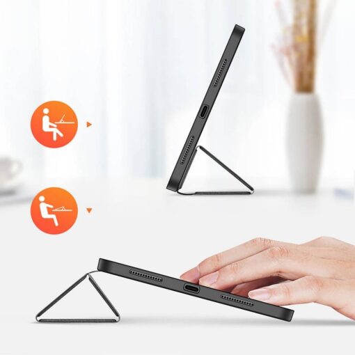 DUX DUCIS DOMO klappbares Case mit Stylus-Halter für iPad 10 (2022) schwarz – Bild 14