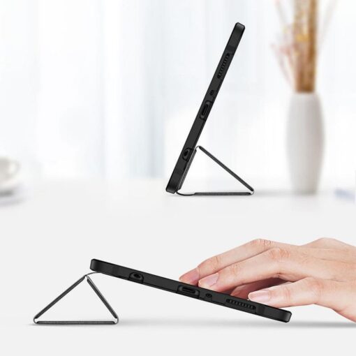 DUX DUCIS DOMO klappbares Case mit Stylus-Halter für SAMSUNG Tab A7 Lite 8.7 (T220/T225/T227) schwarz – Bild 7