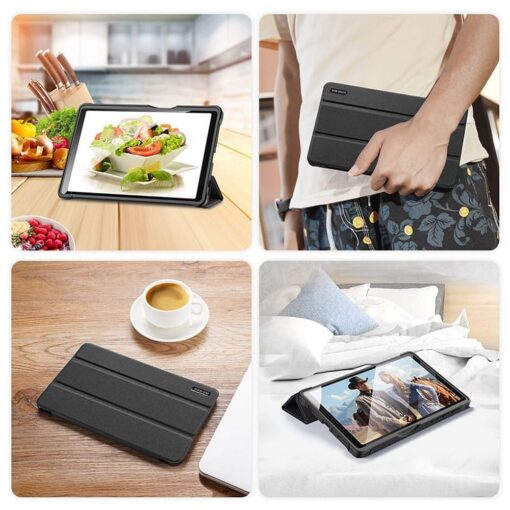 DUX DUCIS DOMO klappbares Case mit Stylus-Halter für SAMSUNG Tab A7 Lite 8.7 (T220/T225/T227) schwarz – Bild 8