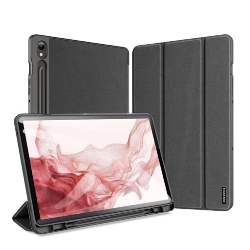 DUX DUCIS DOMO faltbares Case mit Stylus-Halter für SAMSUNG Tab S9 schwarz