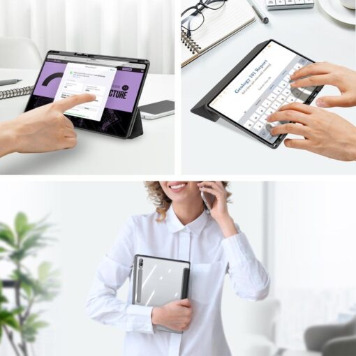 DUX DUCIS TOBY Case mit Stylus Halter für SAMSUNG Tab S9 Ultra schwarz – Bild 8