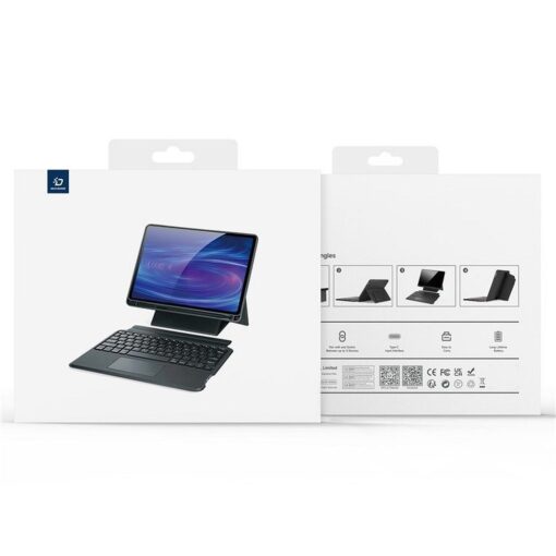 DUX DUCIS DK klappbares Case mit kabelloser Tastatur für iPad Air 13 (2024)/Pro 12.9 (2020/2021/2022) schwarz – Bild 11