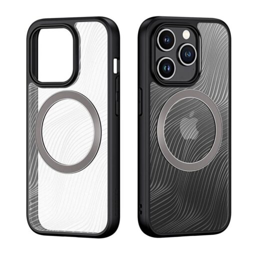 DUX DUCIS AIMO MAG Handyhülle kompatibel mit MagSafe für IPHONE 15 Pro schwarz – Bild 3
