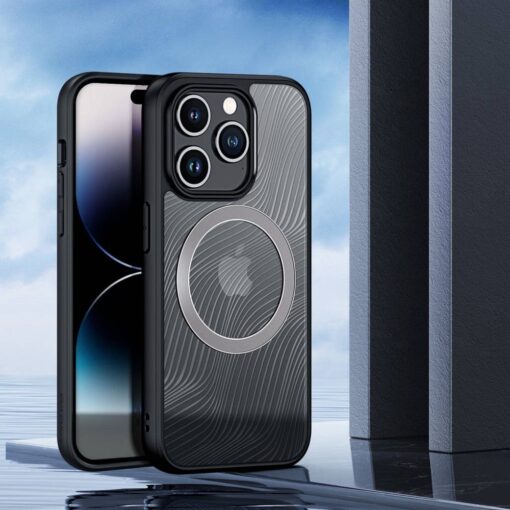 DUX DUCIS AIMO MAG Handyhülle kompatibel mit MagSafe für IPHONE 15 Pro schwarz – Bild 4