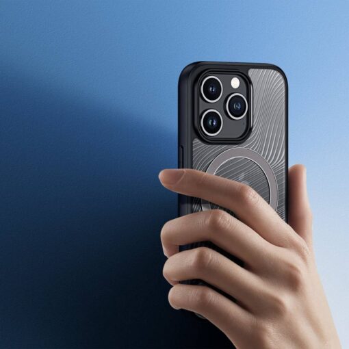 DUX DUCIS AIMO MAG Handyhülle kompatibel mit MagSafe für IPHONE 15 Pro schwarz – Bild 5