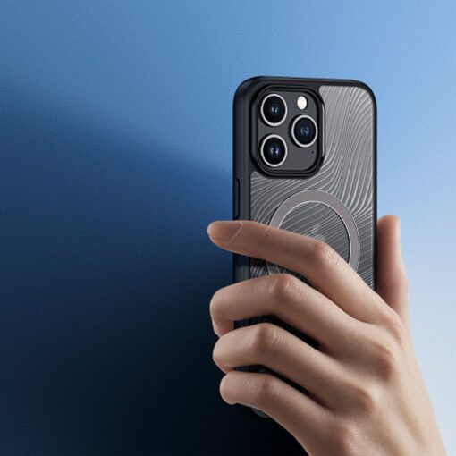 DUX DUCIS AIMO MAG Handyhülle kompatibel mit MagSafe für IPHONE 15 Pro Max schwarz – Bild 5