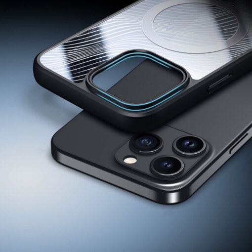 DUX DUCIS AIMO MAG Handyhülle kompatibel mit MagSafe für IPHONE 15 Pro Max schwarz – Bild 8