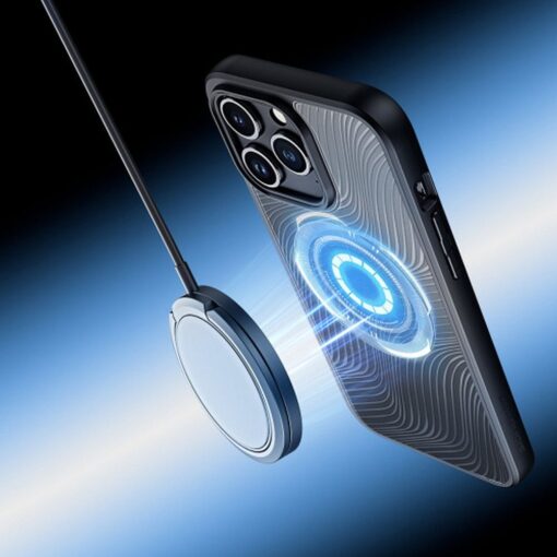 DUX DUCIS AIMO MAG Handyhülle kompatibel mit MagSafe für IPHONE 15 Pro Max schwarz – Bild 10