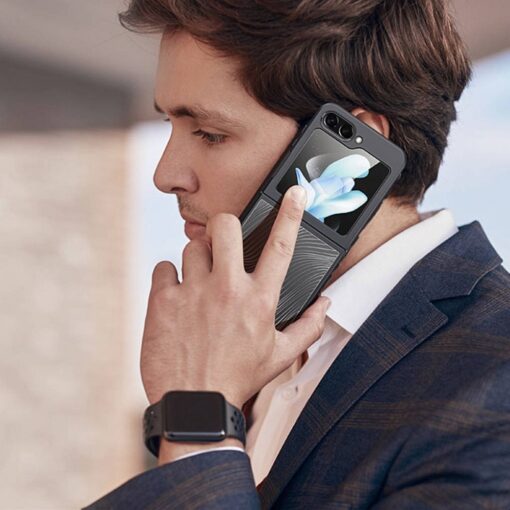 DUX DUCIS AIMO Handyhülle für SAMSUNG Z Flip5 5G schwarz – Bild 12