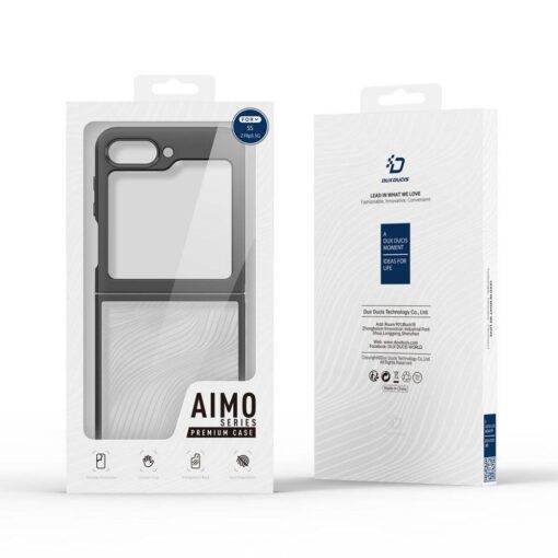 DUX DUCIS AIMO Handyhülle für SAMSUNG Z Flip5 5G schwarz – Bild 13