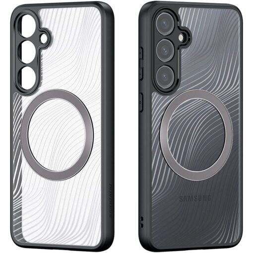 DUX DUCIS AIMO MAG Handyhülle kompatibel mit MagSafe für SAMSUNG S24 schwarz – Bild 3