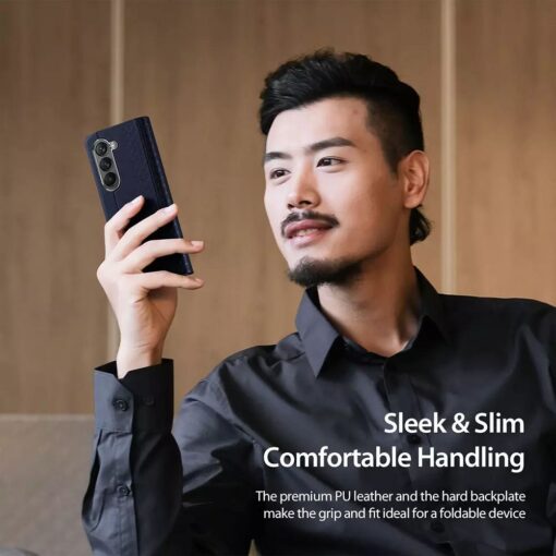 DUX DUCIS BRIL Handyhülle für SAMSUNG Z Fold5 5G blau – Bild 8