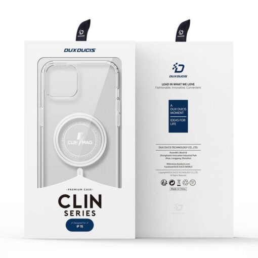 DUX DUCIS Handyhülle CLIN MAG kompatibel mit MagSafe für IPHONE 15 transparent – Bild 14