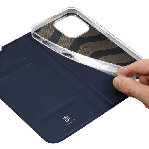 DUX DUCIS SKIN PRO Holster für IPHONE 14 Pro Max blau – Bild 4
