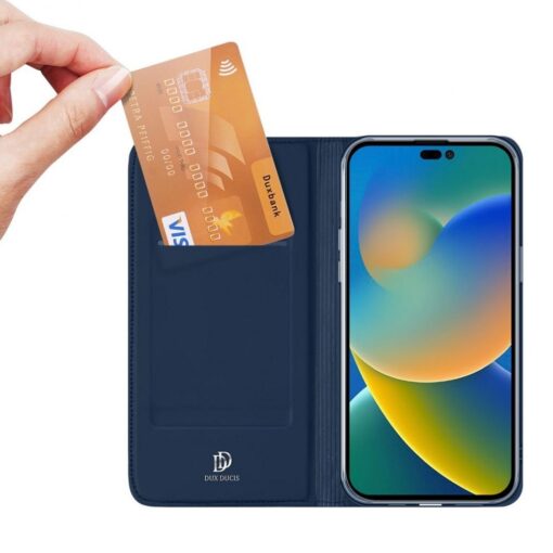 DUX DUCIS SKIN PRO Holster für IPHONE 14 Pro Max blau – Bild 7