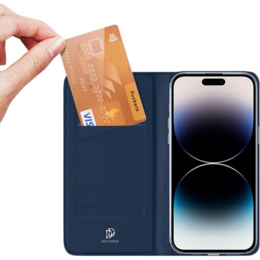 DUX DUCIS SKIN PRO Holster für IPHONE 15 Pro blau – Bild 6
